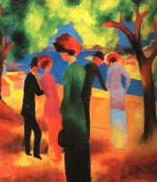 Macke, August - Oil Painting